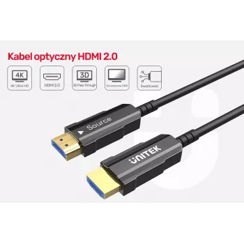 HDMI kábel UNITEK C11072BK-15M