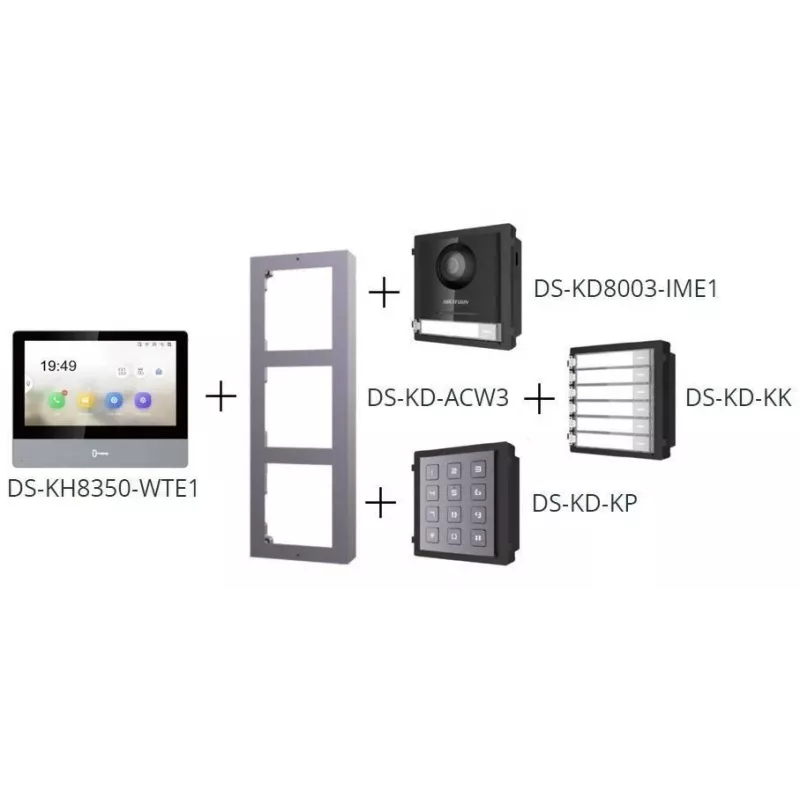 Hikvision DS-KD-KP/S príslušenstvo pre domové telefóny tlačidlový panel