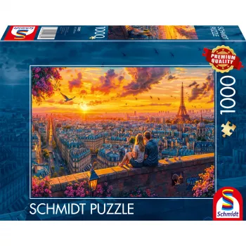 Puzzle, Schmidt Spiele Parisian Rooftop Whispers — 1000 dielikov