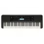 Klávesnica YAMAHA PSR-E383 — Prenosná 61-klávesová MIDI klávesnica, LCD displej, USB, vstavané reproduktory, na batérie (6), čierna