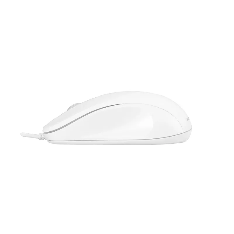 MODECOM M10 M-MC-0M10-200 myš (optická, 1000 DPI, biela farba) (M-MC-0M10-200)