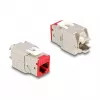 DeLOCK Keystone modul 88115 plochý červený RJ-45 10 ks