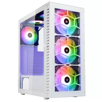 Kolink Observatory HF Glass ARGB Midi-Tower - biela