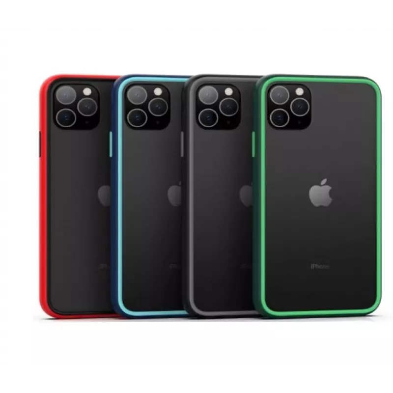 Ochranné puzdro proti nárazom COMMA Joy pre iPhone 11 Pro, červená — kryt tlmiaci nárazy