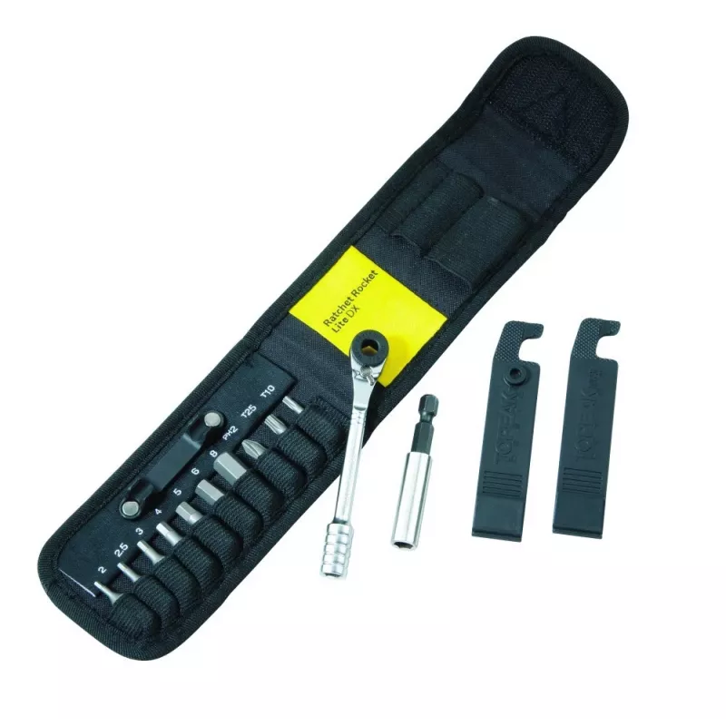 TOPEAK Ratchet Rocket Lite DX sada kľúčov, kompaktný račňový multitool (T-TT2524)
