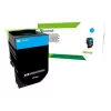 Lexmark 80C2SCE spotrebný materiál do tlačiarne azúrová