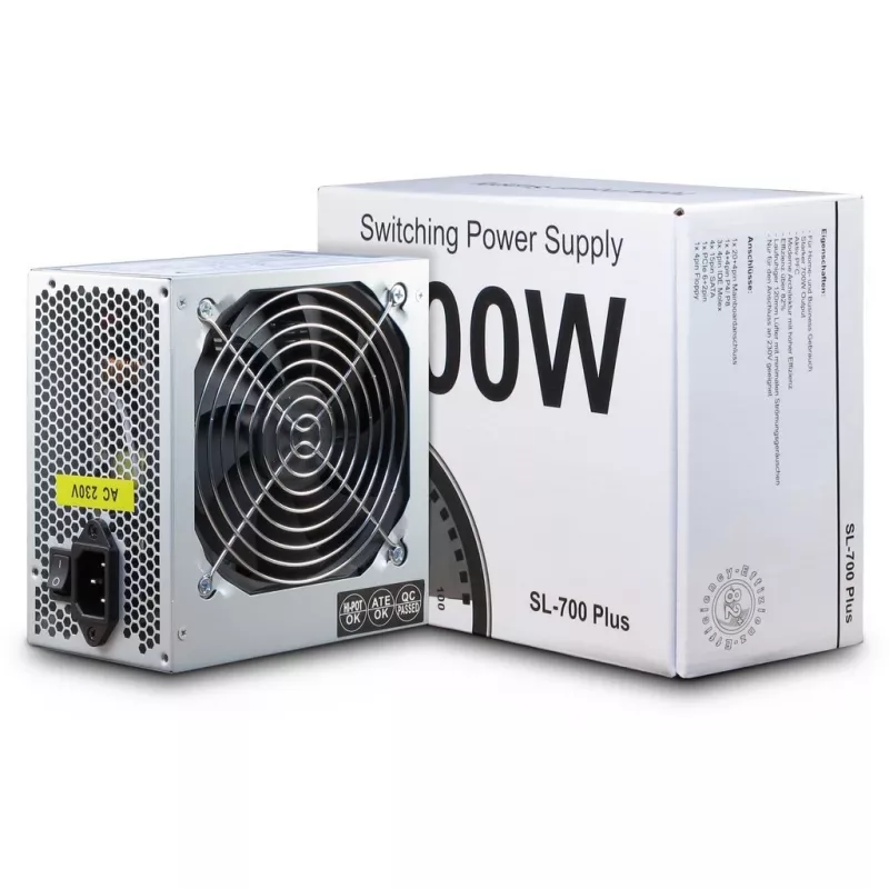 Inter-Tech SL-700 Plus - napájací zdroj (interný) - ATX12V 2.4 - AC 230 V - 700 Watt - aktívne PFC (88882141)