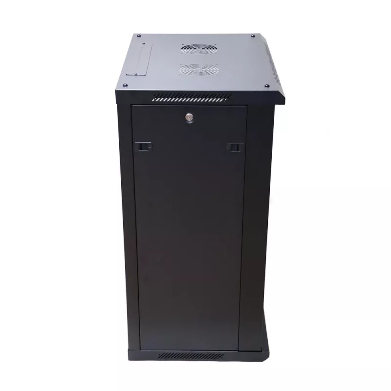 Nástenný rack Extralink 18U 600x450 čierny