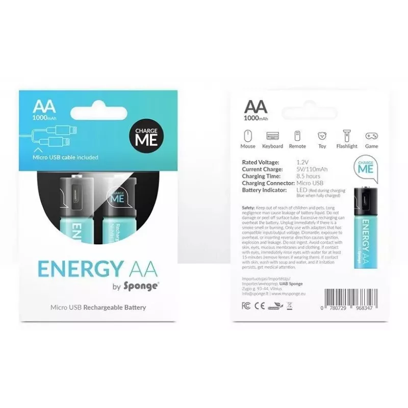 Batéria Sponge Energy AAA — Sponge 0