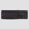 Logitech Desktop MK120 Combo, čierna, káblová, švajčiarske rozloženie, 920-002504