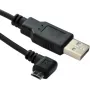 Microconnect USBABMICRO3ANG USB kábel USB 2.0 3 m Micro-USB B USB A čierny