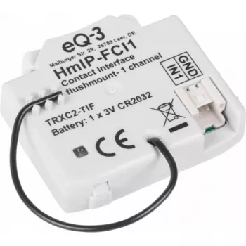 Homematic IP 153489A0 Smart-Home rádiový vysielač, na batérie, nástenná montáž, RF Wireless