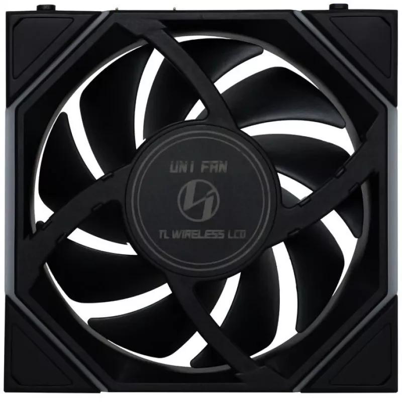 120mm ARGB PWM ventilátor do skrine s bezdrôtovým LCD displejom Lian Li UNI FAN TL