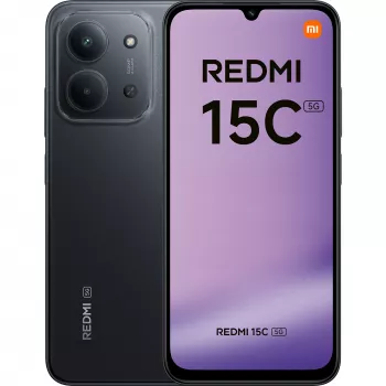 Xiaomi Redmi 15C | Midnight Black | 6,9 palcov | IPS LCD | 720 x 1600 pixelov | Interná RAM 4 GB | 128 GB | Dual SIM | 5G | Hlavný fotoaparát 50 MP | Sekundárny fotoaparát