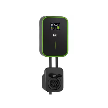 GREEN CELL WALLBOX EV POWERBOX 22KW SO ZÁSUVKOU & RFID