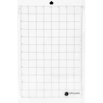 Silhouette CUT-MAT-8 štandardná podložka na rezanie pre vyrezávací ploter, priľnavá, 203 x 305 mm (8 x 30,50 cm, 12) (CUT-MAT-8)