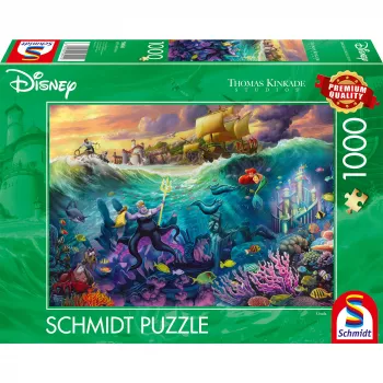Thomas Kinkade Studios: Disney - Ursula, puzzle 1000 dielikov