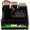 Joy-IT Armor Case BLOCK ACTIVE puzdro SBC vhodné pre vývojové dosky Raspberry Pi (RB-AlucaseP5-07FAN)