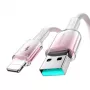 USB-A na Lightning kábel Joyroom S-A42 3A 1,2 m biely