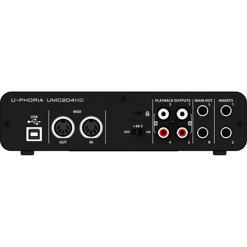 Behringer UMC204HD doplnkové hudobné vybavenie