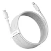 Baseus Simple Wisdom sada dátových káblov USB-C na Lightning PD 20W (2 ks/balenie) 1,5m biela