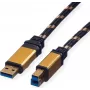 ROLINE Gold – USB kábel – USB Type-B (M) na USB Type-A (M)