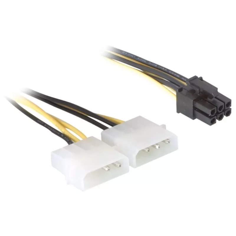 Napájací kábel pre PCI Express kartu DeLOCK 82315 0,15m