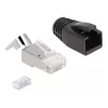 DeLOCK 66903 káblový spoj RJ-45 čierny kovový konektor samec 25 ks