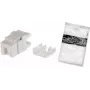 Keystone modul ShiverPeaks BS08-10035 plochý biely RJ-45