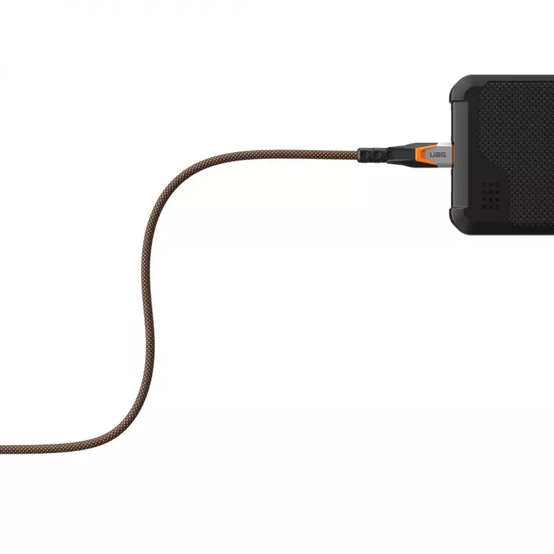 Kábel USB-C na USB-C C2G 9B4415114097 USB 3.2 Gen 2x2 0,75 m – čierny/oranžový