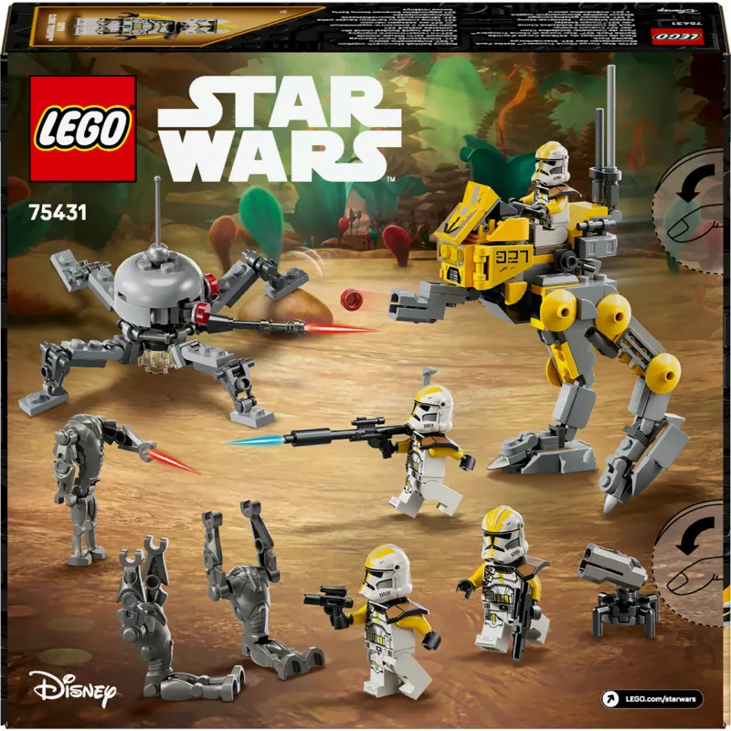 LEGO Star Wars sada 327th Star Corps Clone Troopers Battle 75431 — 258 dielov, 7 minifigúrok, vek 7+