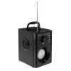 Prenosný reproduktor MEDIA-TECH MT3179, 20 W (RMS 15 W), Bluetooth 5.1, FM, MicroSD, USB, AUX, Li-Ion, 6 h, drevené puzdro