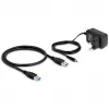 DeLOCK USB hub 10 Gbit/s 4 porty Type-A 1 port rýchleho nabíjania