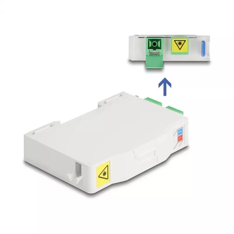 Optická zásuvka DeLOCK 85935 SC simplex biela