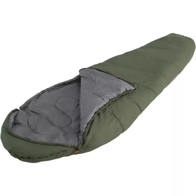 Spací vak easy camp Raven II mumia 215 x 76 x 50 cm, komfort -16 až 4 °C