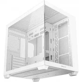 PC skriňa DeepCool CG530 WH Midi Tower – ATX/Micro ATX/ITX, tvrdené sklo, 2×3,5-palcové + 3×2,5-palcové pozície, podpora GPU do 410 mm