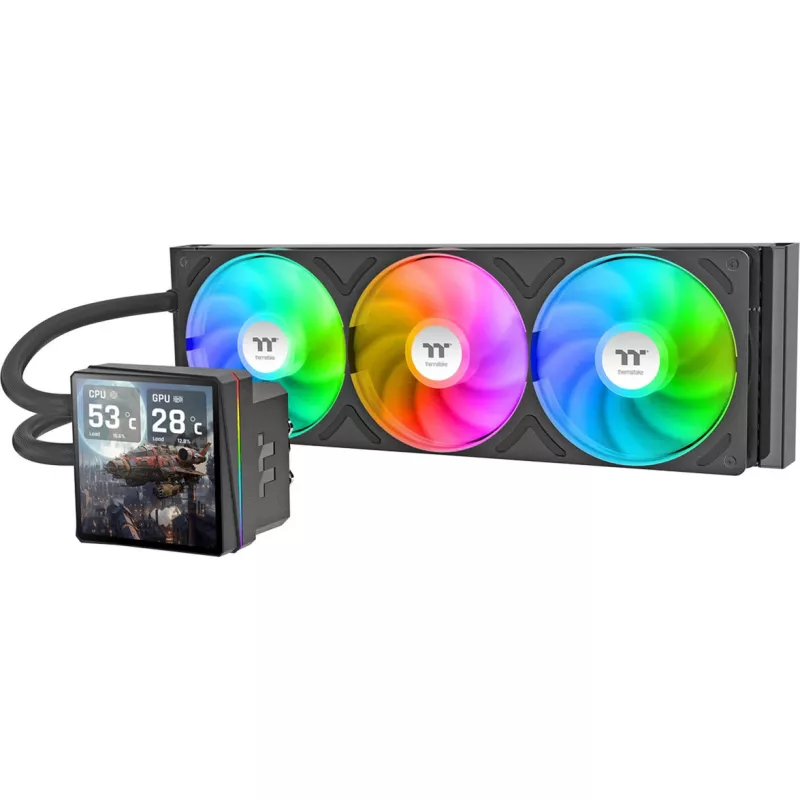 Kvapalinový chladič CPU THERMALTAKE TH360 V3 Ultra ARGB Sync AIO čierny