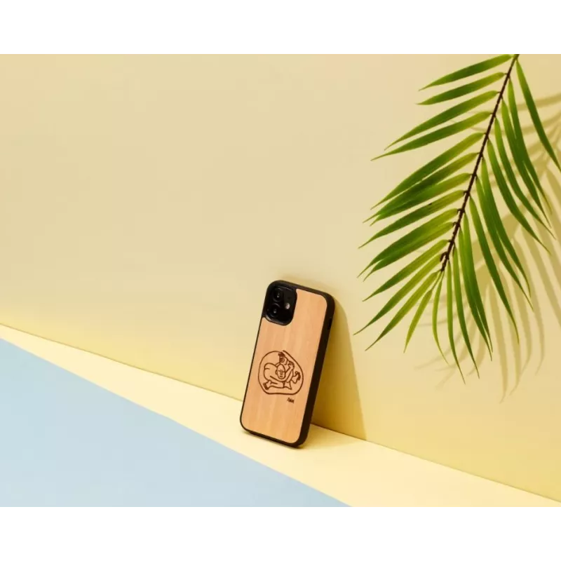 Ochranné puzdro Man and Wood pre iPhone 12 mini — detský rybí dizajn
