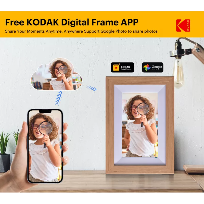 Kodak 7 digitálny fotorámik Wi-Fi RCF-702W