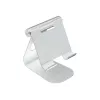 TERRATEC iTab M - stojan pre smartphone / tablet - hliník - strieborný - veľkosť obrazovky: 8,8-25 cm (3.5-10) - stolný stojan (219728)