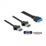 USB kábel DeLOCK 85244 0,8 m čierny