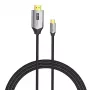 Vention USB-C na HDMI kábel CRBBH – 2 m, 4K@60Hz, čierny, USB-C na HDMI
