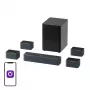 Reproduktor Ultimea Poseidon D80 čierny 7.1 kanálov, 8 reproduktorov, káblový & bezdrôtový, aktívny subwoofer