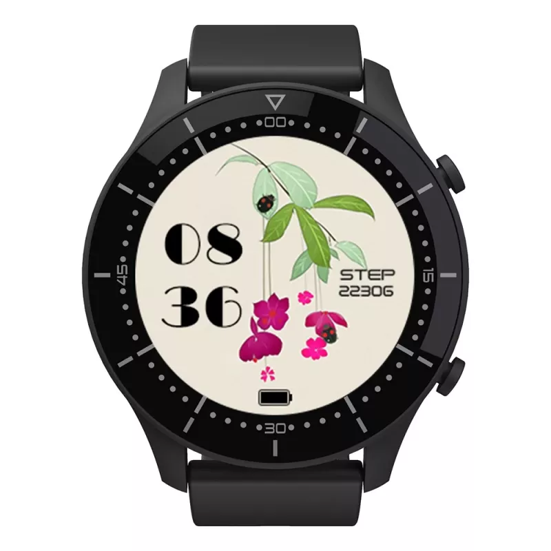 Smartwatch MEDIA-TECH MT870 — 1,3 palca (3,3 cm) IPS dotykový displej, 51 mm puzdro, Bluetooth, čierna