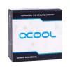 Alphacool ES D-Plug 31,5 mm, vonkajší závit G1/4 – vonkajší závit G1/4, chróm