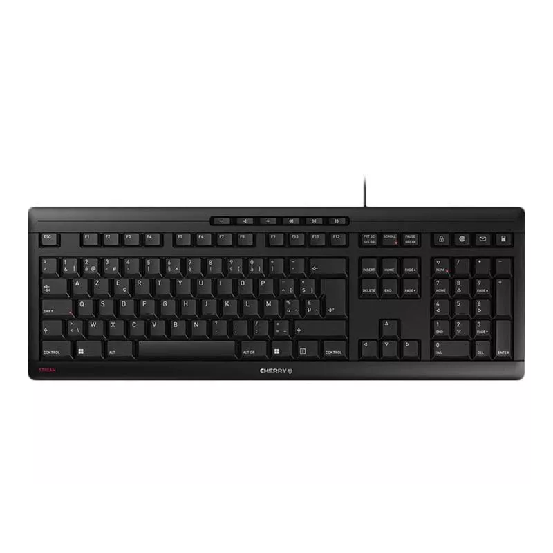 CHERRY STREAM JK-8500BE-2 Office USB AZERTY belgická čierna klávesnica