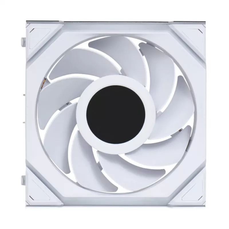 Lian Li UNI FAN SL Wireless LCD 120 Reverse Blade ventilátor do skrinky, ARGB, PWM, 120 mm, biely