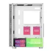 PC skriňa Montech X3 GLASS Midi-Tower biela