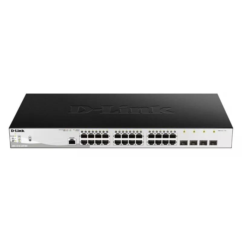 D-Link DGS-1210-28P/ME/E sieťový switch Managed L2/L3 Gigabit Ethernet (10/100/1000) Power over Ethernet (PoE) 1U