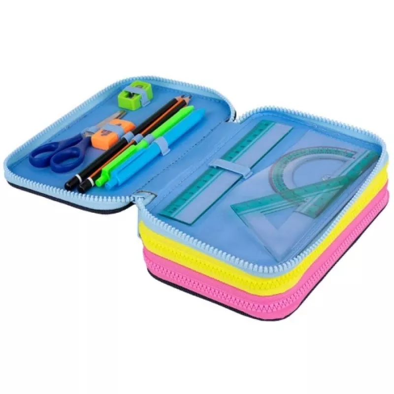 Trojposchodové puzdro na perá s výbavou CoolPack Jumper 3 IM GARTEN